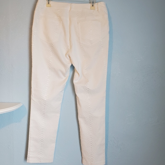 Eric cotton blend textured snake print pants C97 - Picture 7 of 7